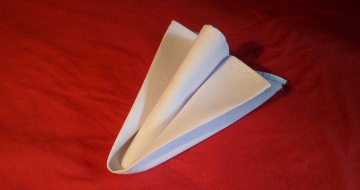 how to fold napkins the arrow head fold final version