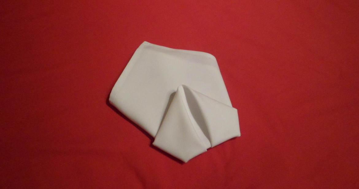 Very quick and easy to achieve a great place to begin if you have just started to learn how to fold napkins