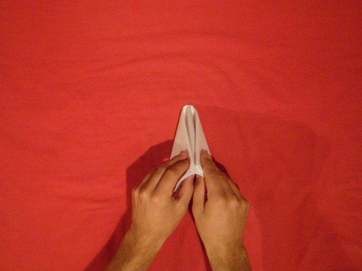 Napkin Folding Instructions The Sail Fold Step Five fold the napkin in half