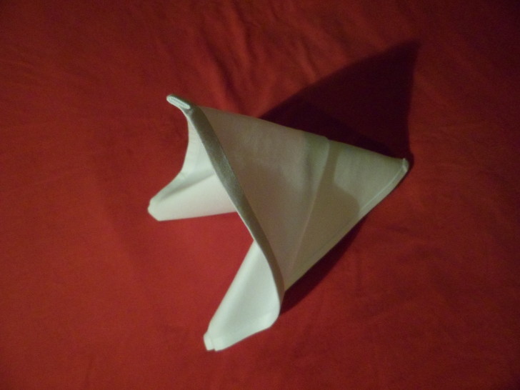 Folding Cloth Napkins Slide Napkin Fold