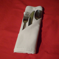 basic silverware pouch