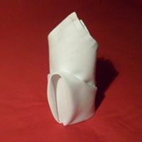 rosebud napkin fold